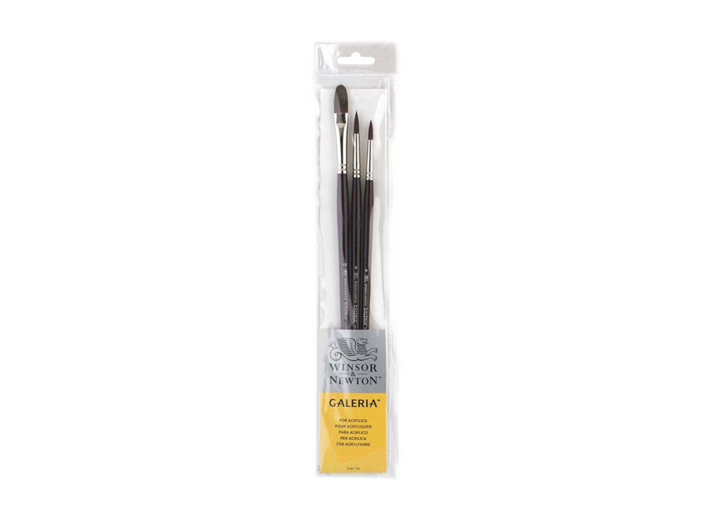 Short Handle Brushes (3 stuks)