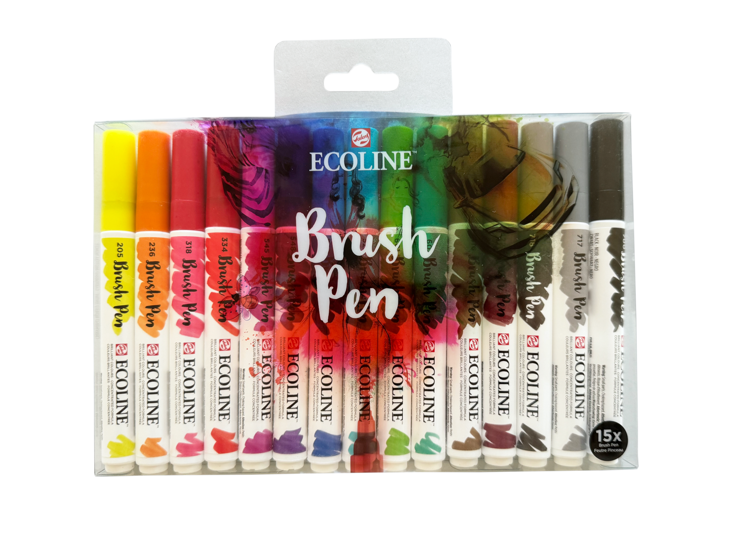 Aquarell Brushpens - 15 Farben