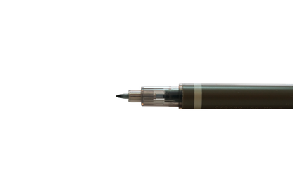 Fudenosuke Twin Tip Pen (Zwart & Grijs)